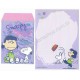 Conjunto de Papel de Carta Pequeno Snoopy MM5 Peanuts UFS