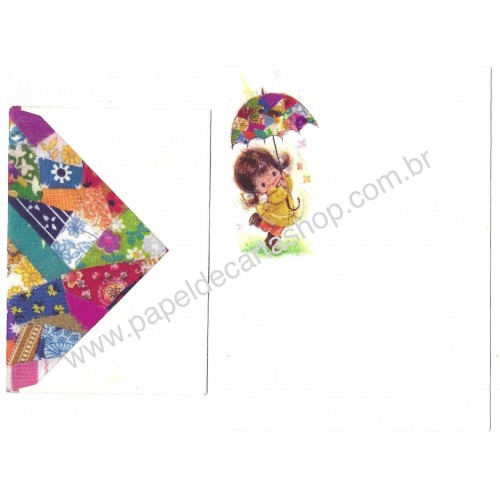 Notelette Antigo Importado Charmers Umbrella - Hallmark