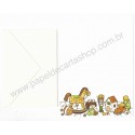 Conjunto de Papel de Carta Antigo Importado CHARMERS Toys Hallmark