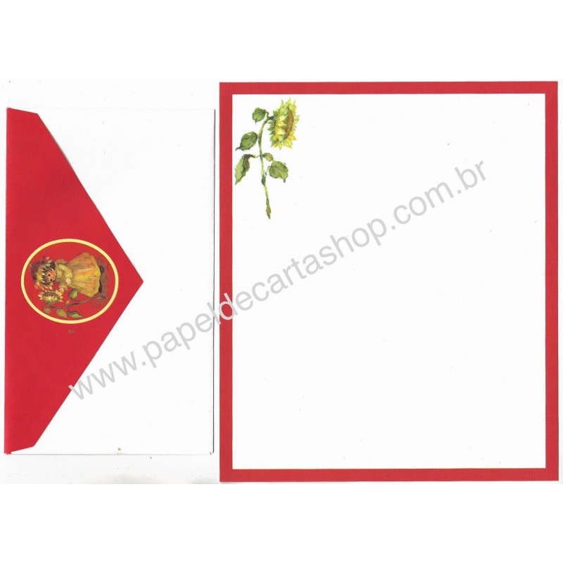 Conjunto de Papel de Carta Antigo Importado Mary Hamilton 03 - Hallmark