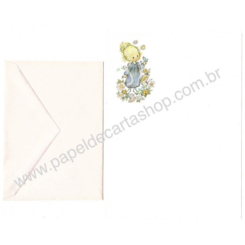 Conjunto de Papel de Carta Antigo Importado Mary Hamilton 09 - Hallmark