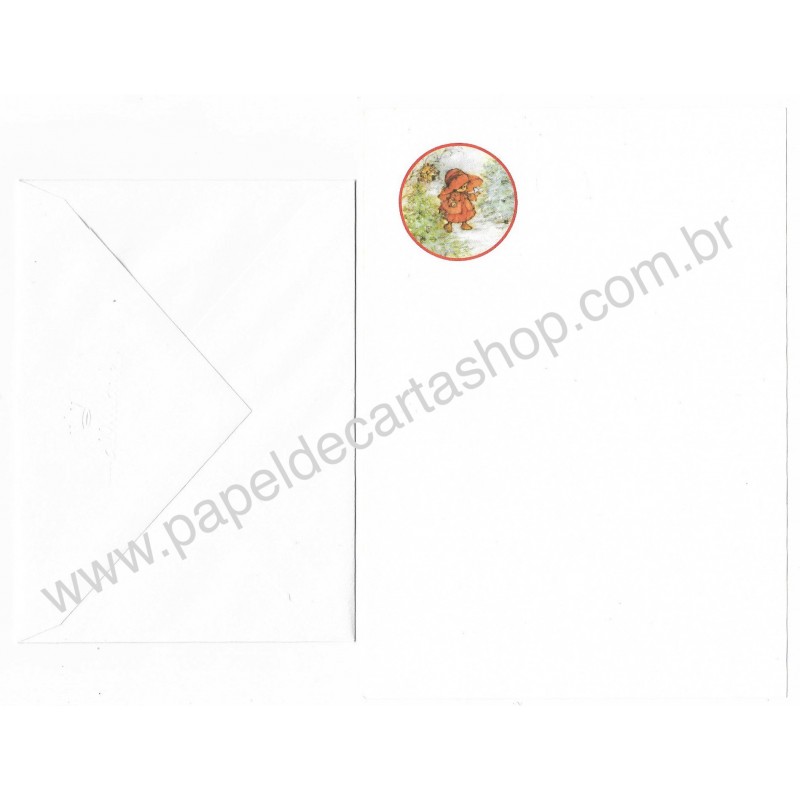 Conjunto de Papel de Carta Antigo Importado Mary Hamilton 12 - Hallmark