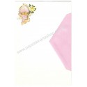 Conjunto de Papel de Carta Antigo Importado Mary Hamilton 11 Hallmark