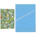 Conjunto de Papel de Carta Antigo Importado Mary Hamilton Blue Hmk