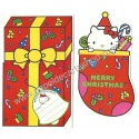 Ano 1976 Conjunto de Papel de Carta Hello Kitty Merry Christmas Sanrio