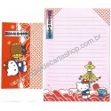 Ano 1984. Conjunto de Papel de Carta Hello Kitty CVM Sanrio