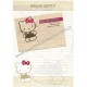 Ano 1987. Conjunto de Papel de Carta Hello Kitty Gold Sanrio