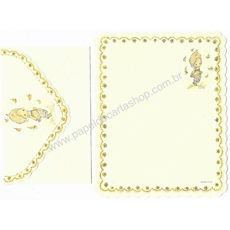 Conjunto de Papel de Carta Importado Betsey Clark Happy