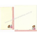 Ano 1974. Conjunto de Papel de Carta Antigo Importado Marty Links CRS - Hallmark