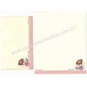 Conjunto de Papel de Carta Antigo Importado Marty Links CRS Hallmark