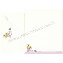 Conjunto de Papel de Carta Antigo Importado Marty Links CLL Hallmark