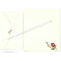 Conjunto de Papel de Carta Antigo Importado Marty Links CBR Hallmark
