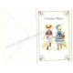 Notecard Antigo Importado Miss Petticoat Christmas Wishes