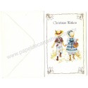 Notecard Antigo Importado Miss Petticoat Christmas Wishes