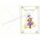 Notecard Antigo Importado Miss Petticoat Happy Christmas