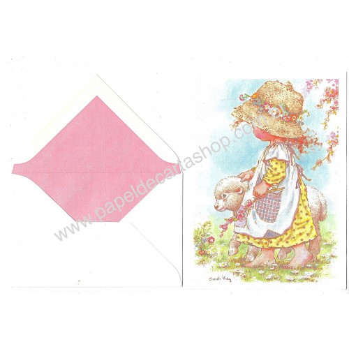 Conjunto de Papel de Carta Antigo Importado Sarah Kay CRS