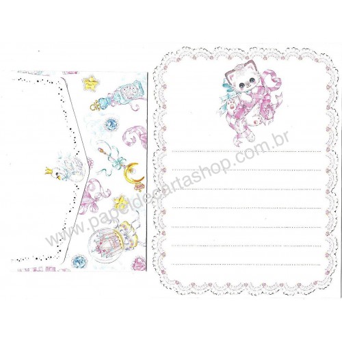 Conjunto de MINI-Papel de Carta Amenomori Fumika 2 Japan