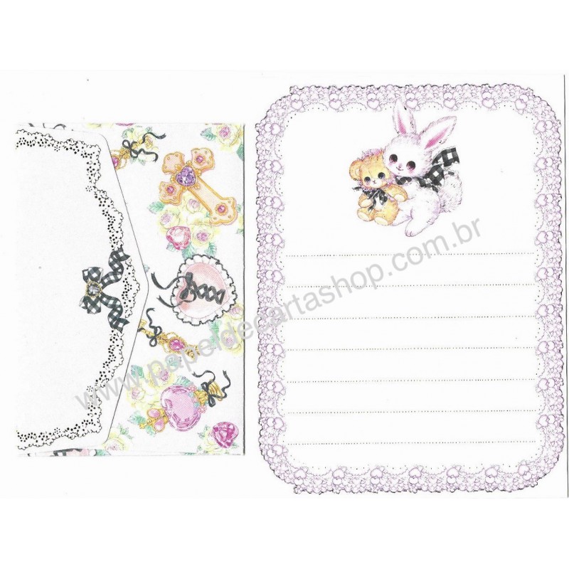 Conjunto de MINI-Papel de Carta Amenomori Fumika 1 Japan