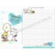 Kit 2 Conjuntos de Papéis de Carta Snoopy & Friends Japão 2015