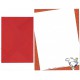 Conjunto de Papel de Carta Snoopy Painting Vintage Hallmark