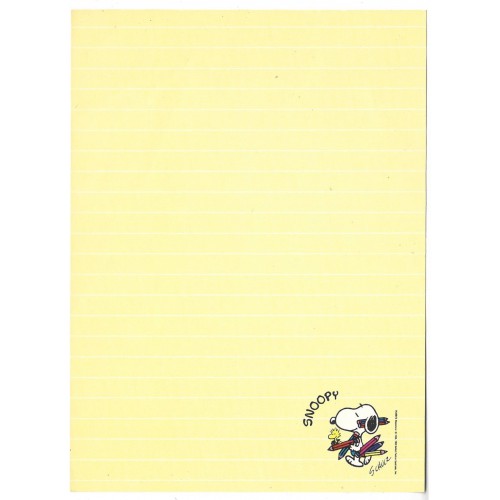 Papel de Carta ANTIGO SNOOPY CAM 8 Hallmark CROWN