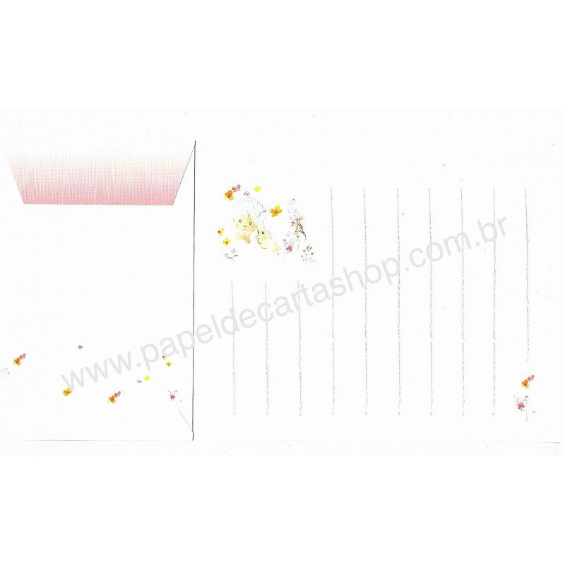 Conjunto de Papel de Carta Chihiro Iwasaki L-143 Japan