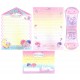 Ano 2020. Kit 2 Conjuntos de Papel de Carta Little Twin Stars Sanrio