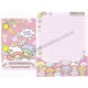 Ano 2011. Conjunto de Papel de Carta Little Twin Stars Kiki & Lala 3 Sanrio