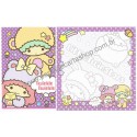 Ano 2011. Conjunto de Papel de Carta Little Twin Stars Kiki & Lala TT1 Sanrio