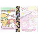 Ano 2011. Conjunto de Papel de Carta Little Twin Stars Kiki & Lala TT4 Sanrio