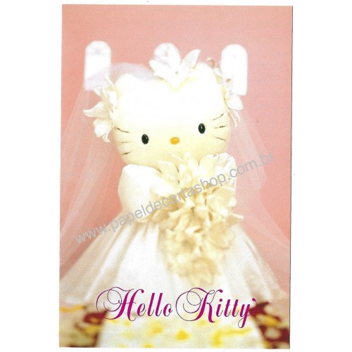 Ano 1999. Postcard Hello Kitty 25th Anniversary 14 Original SANRIO