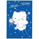 Ano 1999. Postcard Hello Kitty 25th Anniversary 11 Original SANRIO