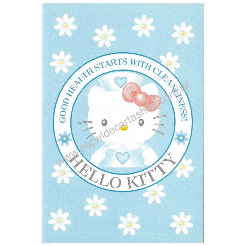 Ano 1999. Postcard Hello Kitty 25th Anniversary 08 Original SANRIO