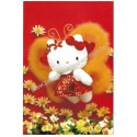 Ano 1999. Postcard Hello Kitty 25th Anniversary 16 Original SANRIO