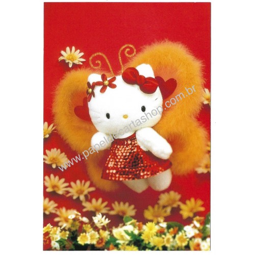 Ano 1999. Postcard Hello Kitty 25th Anniversary 16 Original SANRIO