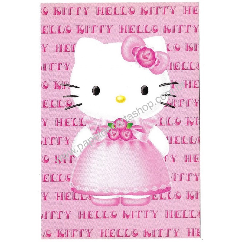 Ano 1999. Postcard Hello Kitty 25th Anniversary 03 Original SANRIO