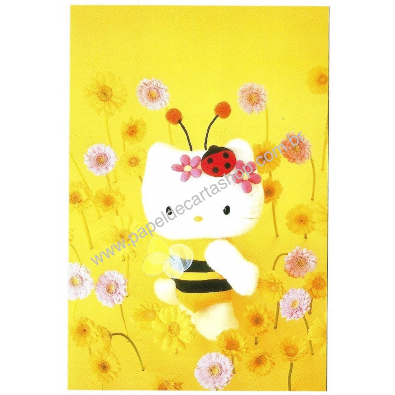 Ano 1999. Postcard Hello Kitty 25th Anniversary 18 Original SANRIO