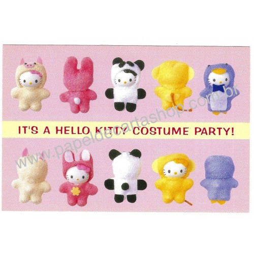 Ano 1999. Postcard Hello Kitty 25th Anniversary 24 Original SANRIO