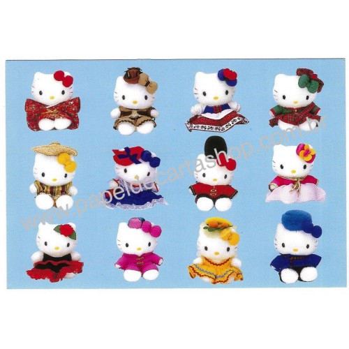 Ano 1999. Postcard Hello Kitty 25th Anniversary 23 Original SANRIO