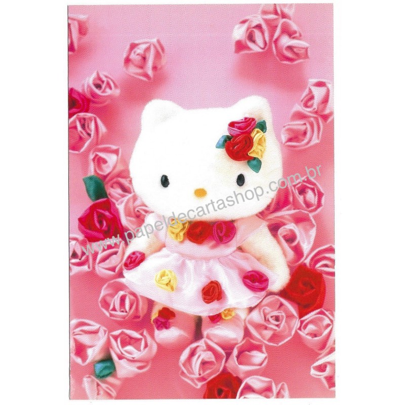 Ano 1999. Postcard Hello Kitty 25th Anniversary 17 Original SANRIO