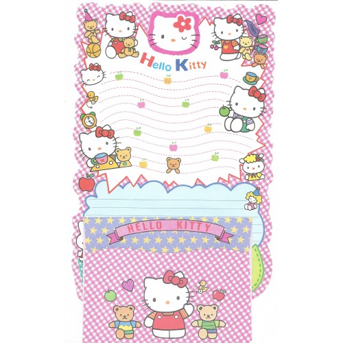 Conjunto de Papel de Carta Hello Kitty Fairy Kitty CRS Havaiana