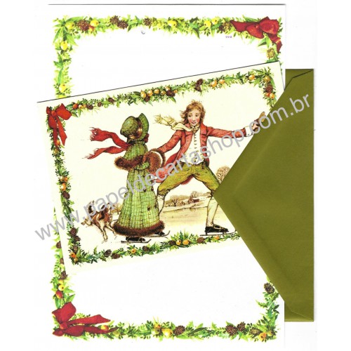 Conjunto de Papel de Carta & Notecard Antigo Holly Hobbie CVD