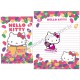 Ano 2009. Kit 4 Conjuntos de Papel de Carta Hello Kitty Jelly Belly Sanrio