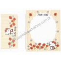 Ano 2001. Conjunto de Papel de Carta Hello Kitty Spring 8 Sanrio