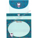 Ano 2001. Conjunto de Papel de Carta Kitty Peacock Sanrio