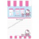 Ano 2004. Kit 2 Conjuntos de Papel de Carta Hello Kitty Fashion Sanrio