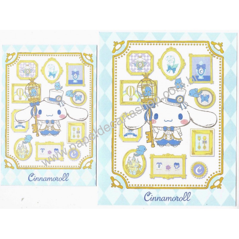 Ano 2021. Conjunto de Papel de Carta Cinnamoroll Sanrio