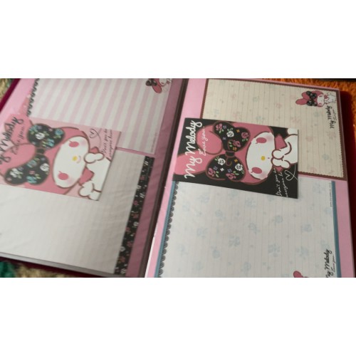 Pasta & Coleção de Papéis de Carta My Melody Sanrio