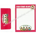 Ano 1983. Conjunto de Papel de Carta Fun Come Alive Vintage Sanrio