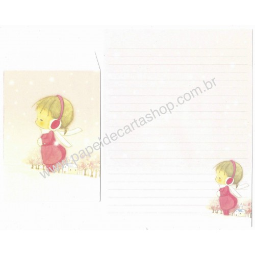 Conjunto de Papel de Carta Importado AMY & TIM 31